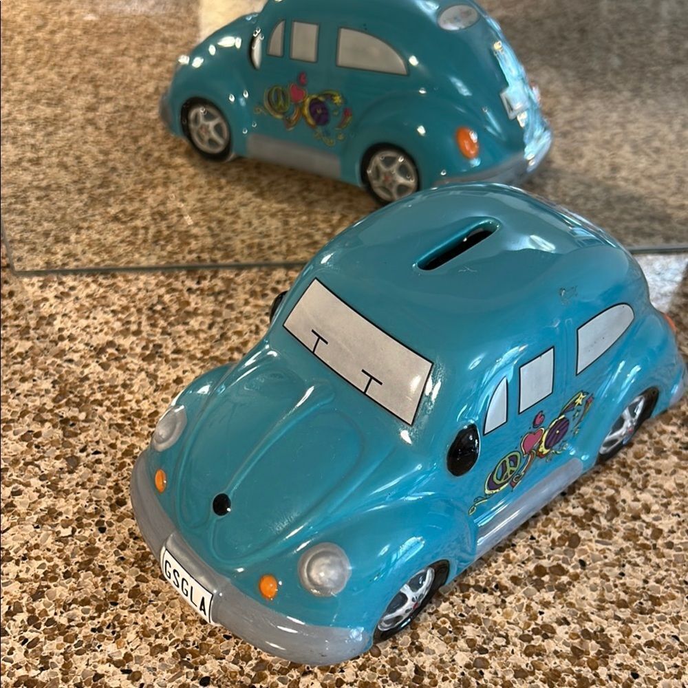 Girl Scout Cookie🍪Mobile 🚙 Beetle🪲 Coin Bank🏦 Fun place 4💰in Vintage ☮️ Bug🐞